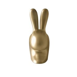 Qeeboo rabbit chair baby (satin gold) new in original packaging.